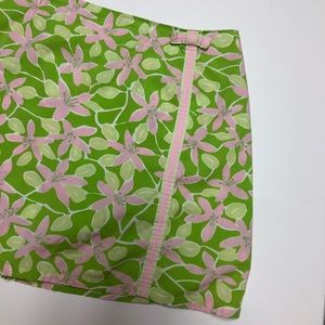 Lilly Pulitzer pink and green skort!